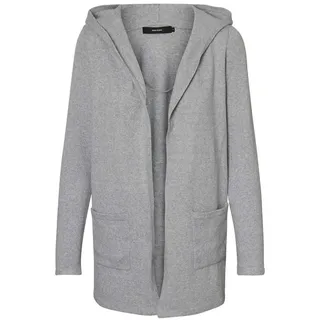 Vero Moda Doffy Open Strickjacke Light Grey Melange S