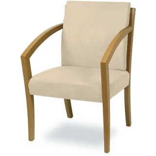 Home Affaire Armlehnstuhl Massivholz beige