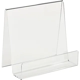 Buchständer Acryl 210 x 195 mm (A4), Acryl (PMMA), transparent