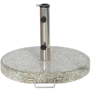 Siena Garden Sonnenschirmständer Silberfarben, Hellgrau , 4,8 cm