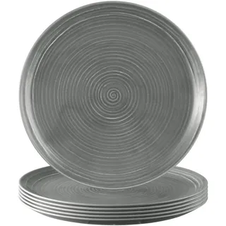 SELTMANN WEIDEN Speiseteller Terra ø 27,5 cm 6er Set grau