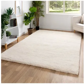 Steffensmeier Wollteppich Fes, Rechteckig, Berber Teppich aus Marokko, handgeknüpft beige 120 cm x 180 cm