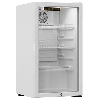 PKM GKS90CW Flaschenkühlschrank Getränkekühlschrank, Display & Touch Control, LED-Beleuchtung, 89 Liter - Weiß