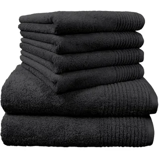 Dyckhoff Brillant Handtuchset 6-tlg. schwarz
