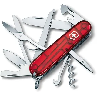 Victorinox Huntsman Rot Transparent