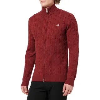 GANT Cotton Cable Zipped Cardigan