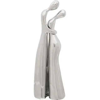 Skulptur Silber 10 x 16 x 49 cm Aluminium - Silber