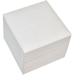Pandora kleine Damen-Schmuck-Geschenk-Box in der Farbe weiß - P4013 - ideal für Ringe und Charms - inkl. Kissen