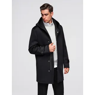 Ombre Clothing Herrenmantel Yorage schwarz XXL - Schwarz