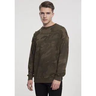 URBAN CLASSICS Langarm-T-Shirt Camouflage Green M