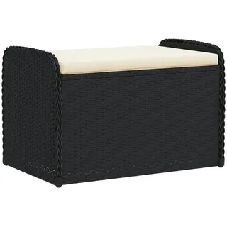 vidaXL Sitzbank 80 x 51 x 52 cm Schwarz