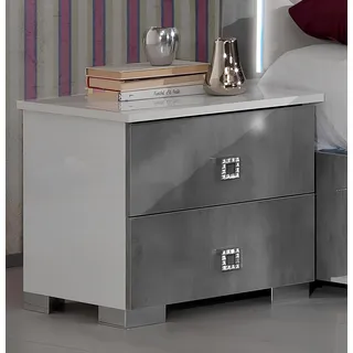 Design Nacht Tisch Konsole Beistell Schlaf Zimmer Luxus Konsolen Tische Holz Neu - Weiß