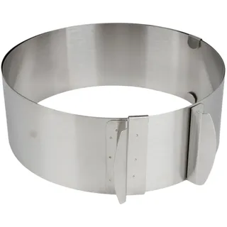 Tortenring Edelstahl Ø 16-30 cm stufenlos Backform Backrahmen Kuchenform Backen