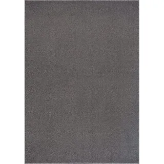 jimri Fashion4Home - Einfarbiger Kurzflorteppich für Wohnzimmer, Kinderzimmer, Schlafzimmer, Arbeitszimmer, Büro, Flur und Küche, Farbe: Hellgrau, Größe: 120 x 170 cm