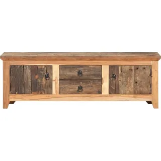 vidaXL TV-Schrank 120x30x40 cm Akazie und Recyceltes Massivholz - Braun
