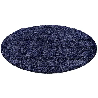 Life Shaggy 1500 Hochflorteppich 160 cm navy