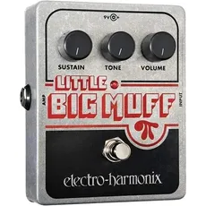 Electro-Harmonix Little Big Muff Pi (E-Gitarre), Effektpedal, Grau, Schwarz