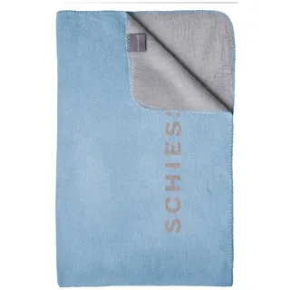 SCHIESSER Wohndecke Klara - Baumwoll-Mix - warm und flauschig« Made in Green, blau