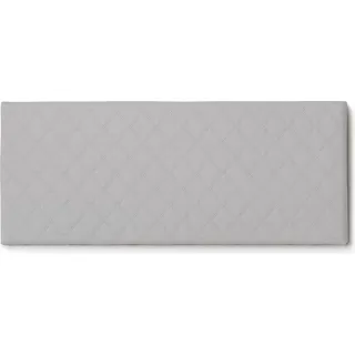 Bettkopfteil Dbess, Kopfteil aus Kunstleder an der Wand, 100% Italy, geeignet für Doppelbett, Cm 170x60, Weiß - Weiß