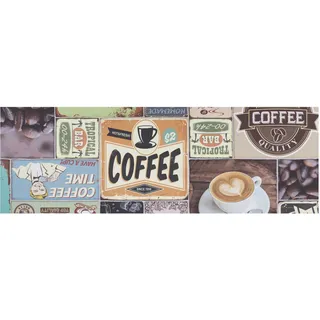 Primaflor Küchenläufer COFFEE TIME 50 x 200 cm Braun
