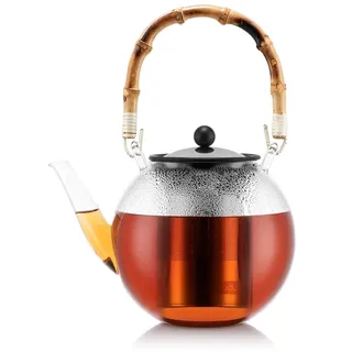 Bodum Assam Teebereiter mit Edelstahlfilter 1,5 l Bambus