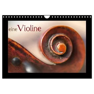 Kalender 2027 · eine Violine | Dreizehn wunderbare Fotos einer Violine · Für alle, die dieses herrliche Instrument... · DIN A4 quer · CALVENDO Wandkalender