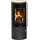 Arena 2.0 Stahl Schwarz/Abdeckplatte Sandstein beige