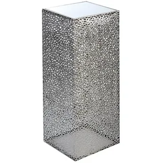 Casablanca modernes Design Casablanca Säule 70 cm 27 x 27 cm silber
