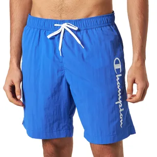 Champion Herren Legacy Beachshorts Ac Logo Badehose, Kobaltblau, Medium