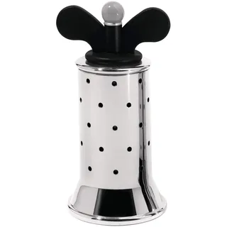 Alessi Pfeffermühle 13,2 cm Schwarz unbefüllt