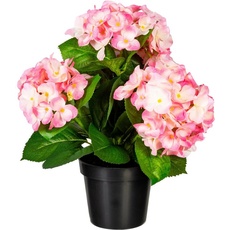 Bild Kunstpflanze »Hortensienbusch«, rosa