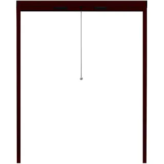 APANA - Fliegengitter Rollo für Fenster bis 190 cm x 200 cm - ausziehbarer Insektenschutz Fenster zum Zuschneiden gegen Fliegen, Insekten und Mücken - Insektenschutzrollo Fenster (Braun)
