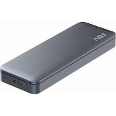 ADJ BOX ESTERNO PER M2 SATA USB 3.0 SL AHS07 BOX CASE ALLUMINIO ADJ, Festplattengehäuse