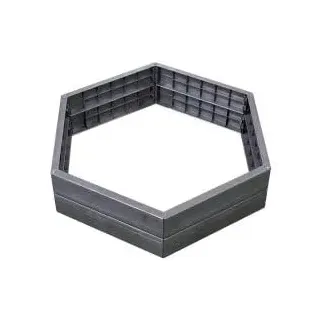 GARANTIA ERGO-Hochbeet-System 110 x 110 x 25 cm Grau