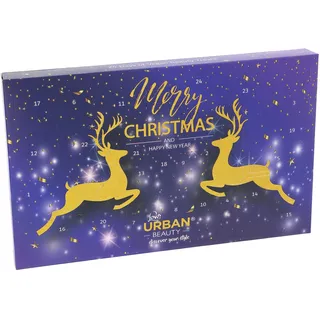 Love Urban Beauty Veganes Makeup Adventskalender - 24-Tage Beauty Adventskalender - Kosmetik-Geschenkset für Frauen und Mädchen - Weihnachts-Adventskalender mit professionellen Makeup-Produkten