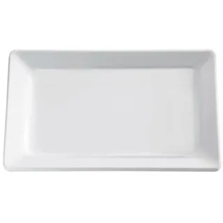 APS 83597 Tablett PURE, 40 x 30 cm, Höhe 3 cm, Melamin, weiß
