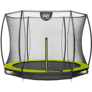 Silhouette Bodentrampolin 244 cm inkl. Sicherheitsnetz grün