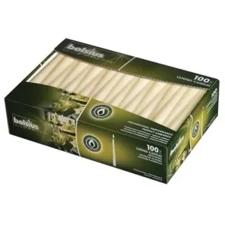 Bolsius Spitzkerze 25,4 cm elfenbeinfarben 100 St.