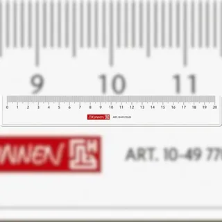 Brunnen Lineal 20,0 cm, glasklar