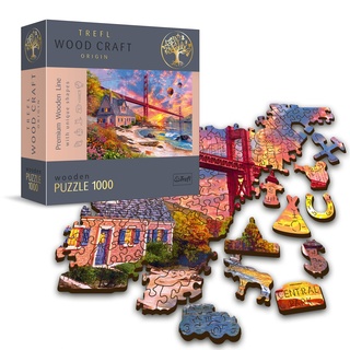 Trefl Puzzle 1000 Sonnenuntergang am Golden Gate