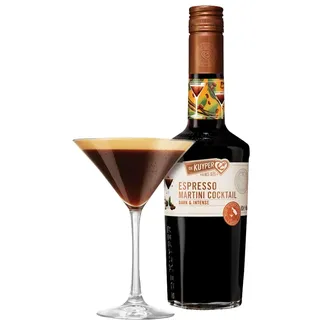 De Kuyper Espresso Martini Ready-To-Drink Getränke-Mix für 4 servierfertige Cocktails 14.5% Vol (1 x 0.5l