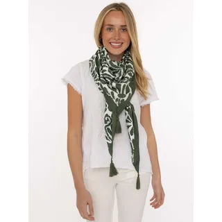 Zwillingsherz "Flower Fun", verspieltes Blumenmuster, Tasseln, glänzende Oberfläche,