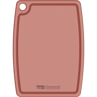 Greenworks Schneidebrett Recyceltes Plastik 37x28cm Rosa