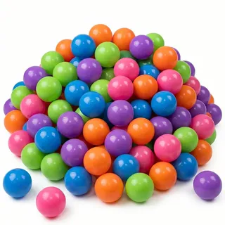 Littletom Bällebad-Bälle 300 Stück, pastell, 5,5 cm , Multicolor , Kunststoff , Rund , 5.5x5.5x5.5 cm , unisex , Spielzeug, Sonstiges Spielzeug