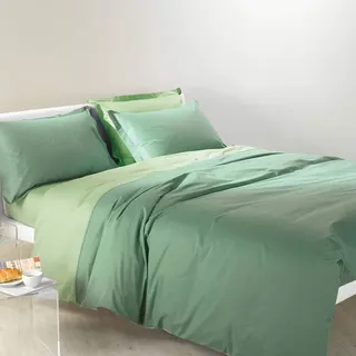Caleffi Bettwäsche Set 4teilig aus 100% Baumwolle – Weiches und Elegantes Duvet Cover, Waschbar & Pflegeleicht Bettbezug, Bettwaren & Bettwäsche -