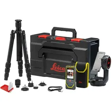 Leica DISTO X6-P2P Paket – ultimatives Laser Entfernungsmesser Set DST 360-X Adapter, TRI 120 Stativ und GZM 3 Zieltafel im Koffer (Innen- und Außenbereich)