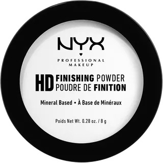NYX Professional Makeup High Definition Finishing Powder, Gepresstes Puder, Perfektionierte Haut, Mattes Finish, Ölabsorbierend, Vegane Formel, Farbton: Translucent