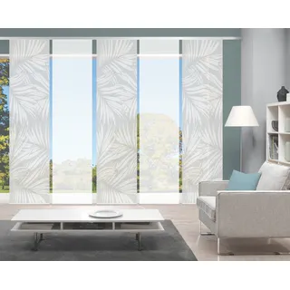 Vision PACEY Schiebegardine Paneelwagen 60 x 260 cm grau 5 St.