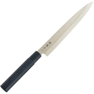 KAI Seki Magoroku Kinju und Hekiju Yanagiba 24,0 cm Klingenlänge - 8A solid & SUS420J2 - 58 & 56 (±1) HRC - handgefertigt - Pakkaholz & PP-Kunststoff - Sushi und Sashimi Messer - Made in Japan