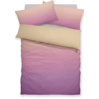 my home Bettwäsche »Jareth« 2 Stk. tlg. 100 % Polyester, sehr weich, allergikerfreundlich, mit Farbverlauf, lila